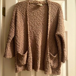Hayden girls textured dolman sleeve cardigan in mocha. Great condition!